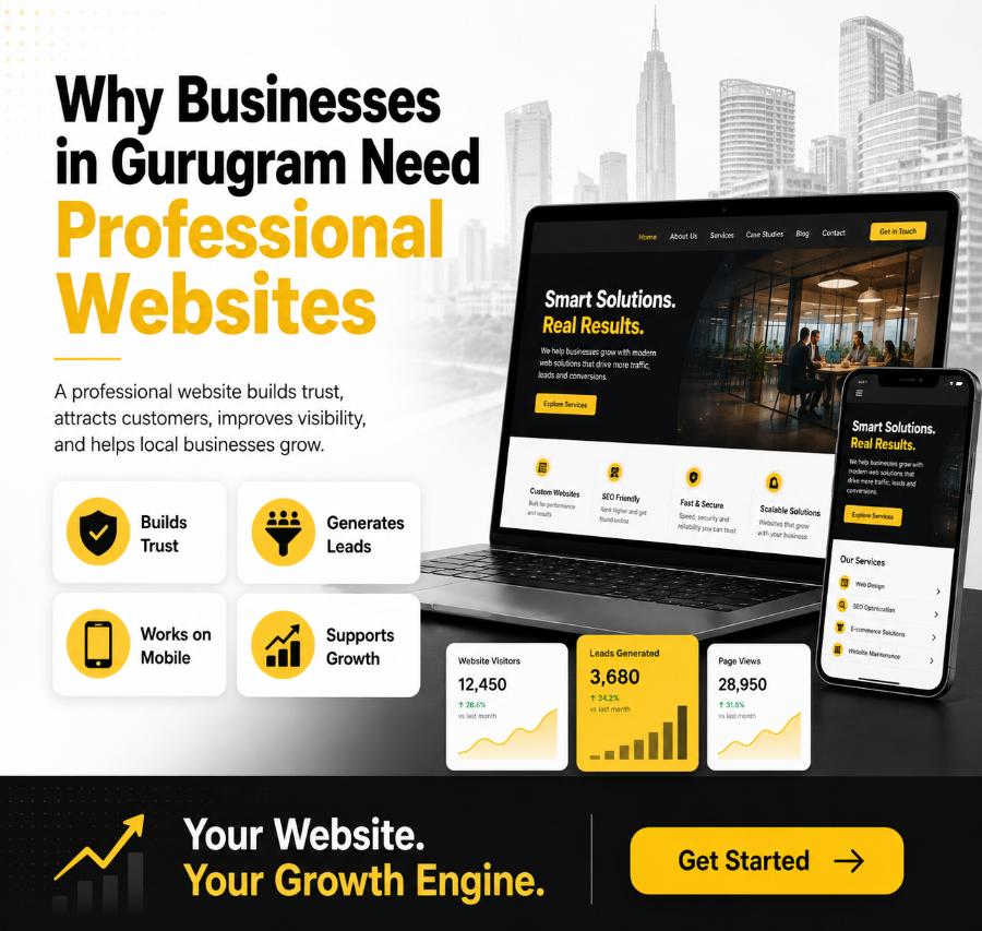 Why Businesses in Gurugram Need Professional Websites
