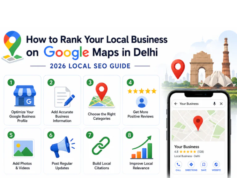 How to Rank Your Local Business on Google Maps in Delhi — 2026 Local SEO Guide Image
